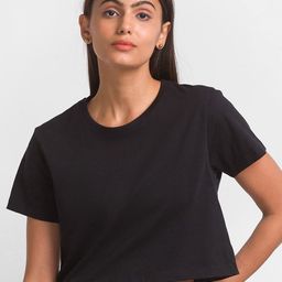 FashionRack Women Round Neck Cotton T-shirt-image-3