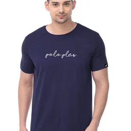Polo Plus Typography Printed Bio Finish Casual T-Shirt-image-36
