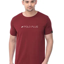 Polo Plus Bio Typography Printed Bio Finish T-shirt-image-75