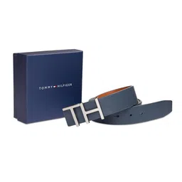 Tommy Hilfiger Men Textured Leather Reversible Belt-picture-16