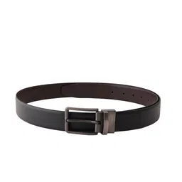 Style Shoes Men Textured Reversible Wide Belt-image-54