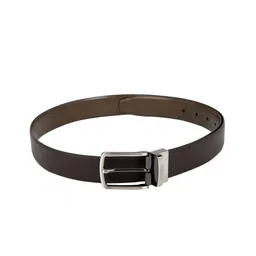 Allen Solly Men Brown Leather Formal Belt-image-8