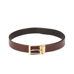 Allen Solly Men Brown Textured Leather Formal Belt-image-84