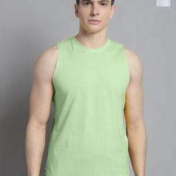 FBAR Pack Of 2 Pure Cotton Sleeveless Gym Vest-image-100