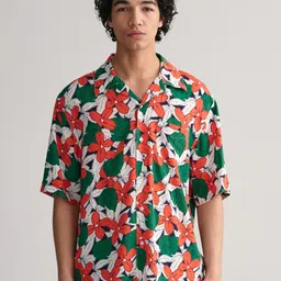 GANT Men Relaxed Fit Floral Print Casual Shirt-image-35