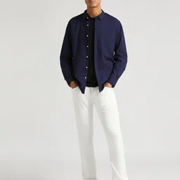 Pepe Jeans Spread Collar Cotton Casual Shirt-image-44