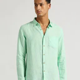 Pepe Jeans Long Sleeves Pure Linen Casual Shirt-picture-24