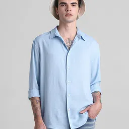 Jack & Jones Spread Collar Casual Pure Cotton Shirt-picture-49