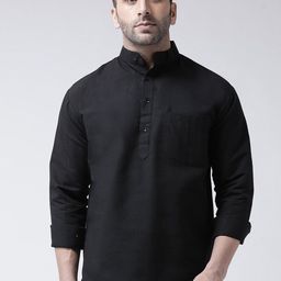 RIAG Mandarin Collar Cotton Kurta-picture-23