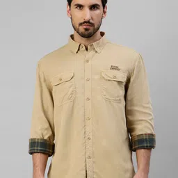 Royal Enfield Spread Collar Long Sleeves Casual Shirt-picture-30