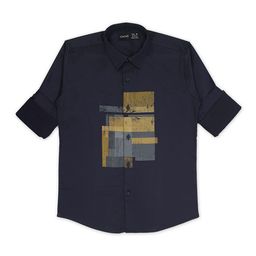 CAVIO Boys Graphic Printed Spread Collar Full Sleeves Cotton Casual Shirt-image-81