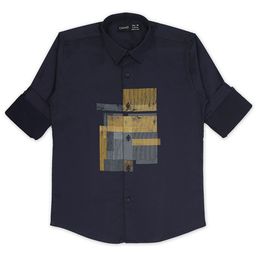 CAVIO Boys Graphic Printed Spread Collar Full Sleeves Cotton Casual Shirt-image-83