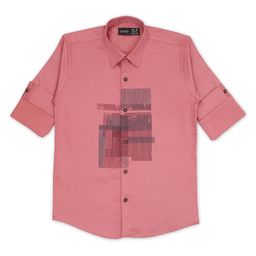 CAVIO Boys Graphic Printed Spread Collar Full Sleeves Cotton Casual Shirt-image-82