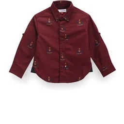 U.S. Polo Assn. Kids Boys Classic Typography Printed Pure Cotton Casual Shirt-picture-25