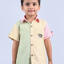 Little Llama Boys Striped Comfort Opaque Casual Shirt-image-99