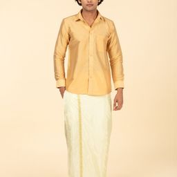 TATTVA Relaxed Slim Fit Opaque Ethnic Shirt-image-17