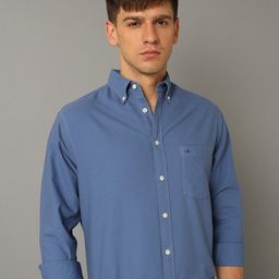 Aldeno Comfort Oxford Weave Pure Cotton Casual Shirt-image-10