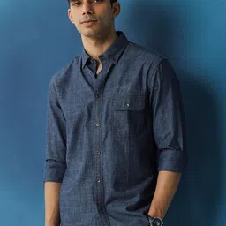 Andamen Premium Button Down Collar Cotton Shirt-image-53