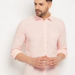 Duke Slim Fit Opaque Cotton Casual Shirt-image-68