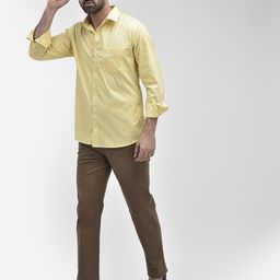 Crimsoune Club Spread Collar Slim Fit Cotton Casual Shirt-image-66