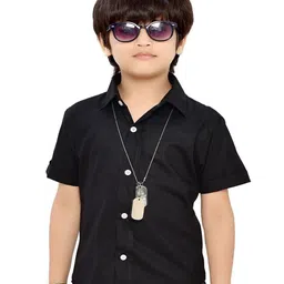 BAESD Boys Comfort Spread Collar Opaque Cotton Casual Shirt-image-46