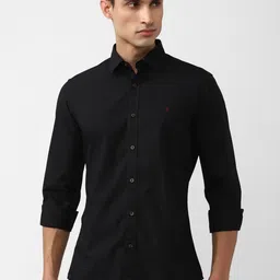 Van Heusen Sport Plus Size Spread Collar Slim Fit Cotton Casual Shirt-image-98