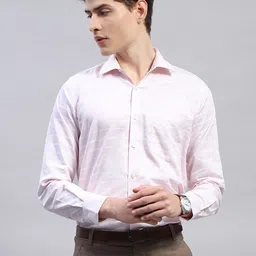 Monte Carlo Striped Pure Cotton Casual Shirt-image-38