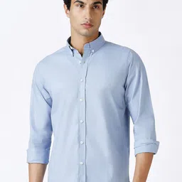 MARK & ALBERT Men Slim Fit Opaque Casual Shirt-image-56