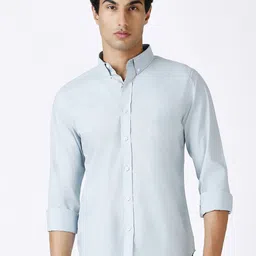 MARK & ALBERT Men Slim Fit Opaque Casual Shirt-image-51