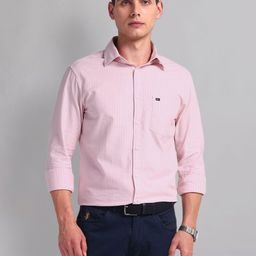 AD By Arvind Men Slim Fit Opaque Casual Shirt-image-9