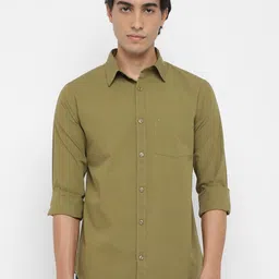 Allen Cooper Men Slim Fit Opaque Casual Shirt-image-84