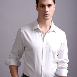 HIGHLANDER Men Slim Fit Opaque Casual Shirt-image-74