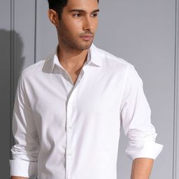 LOCOMOTIVE Slim Fit Spread Collar Casual Shirt-picture-12