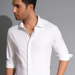 LOCOMOTIVE Dobby Textured Occasion Shirt-image-80