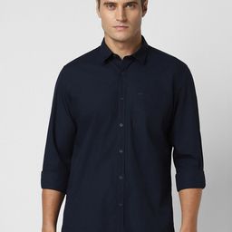 Peter England Casuals Men Slim Fit Opaque Casual Shirt-picture-2