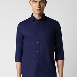 Peter England Casuals Slim Fit Long Sleeves Pure Cotton Casual Shirt-picture-26