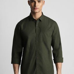 Peter England Casuals Slim Fit Cotton Casual Shirt-picture-7