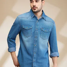 Being Human Men Slim Fit Opaque Casual Shirt-image-90