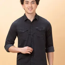 Being Human Men Slim Fit Opaque Casual Shirt-image-24