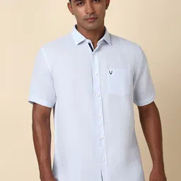 Allen Solly Men Solid Spread Collar Slim Fit Casual Shirt-image-48