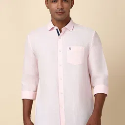 Allen Solly Men Solid Spread Collar Slim Fit Casual Shirt-image-89