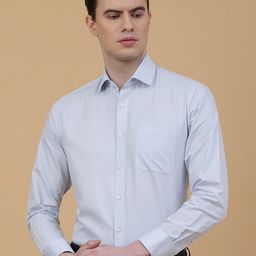 Greenfibre Slim Fit Spread Collar Cotton Shirt-picture-21