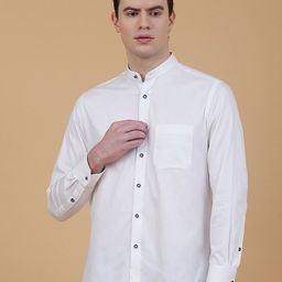 Greenfibre Slim Fit Cotton Formal Shirt-image-99