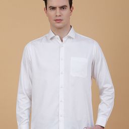 Greenfibre Slim Fit Spread Collar Long Sleeves Cotton Shirt-picture-46