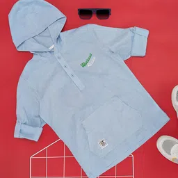 Pantaloons Junior Boys Hodded Casual Shirt-picture-38