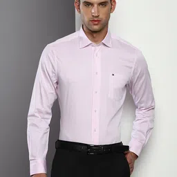 Tommy Hilfiger Spread Collar Pure Cotton Formal Shirt-image-51