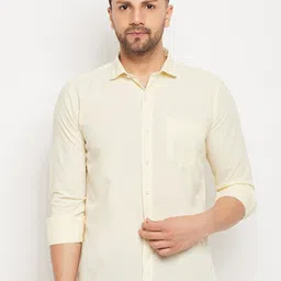 Duke Slim Fit Opaque Cotton Casual Shirt-image-81