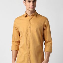 Peter England Casuals Slim Fit Pure Cotton Casual Shirt-image-54