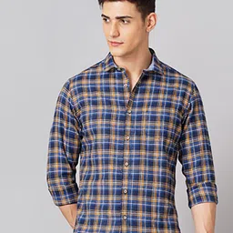 HARDSODA Tartan Checked Twill Weave Casual Shirt-image-70