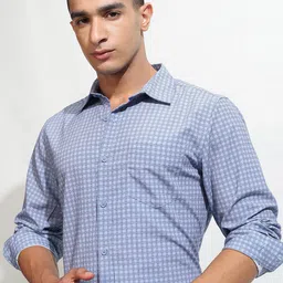 HIGHLANDER Men Opaque Checked Casual Shirt-picture-42